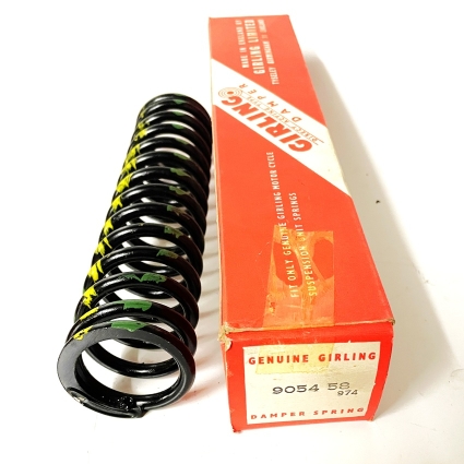 Husqvarna 1975-76 Fjäder Girling Gas, 215mm 1519823-01 Spring 905458/974