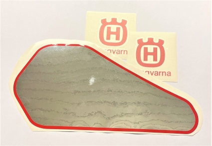 Husqvarna Crome Panel Röd 1981-  1619620-03