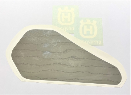 Husqvarna Crome Panel Vit 1981-  1619620-02 Nytillverkat.