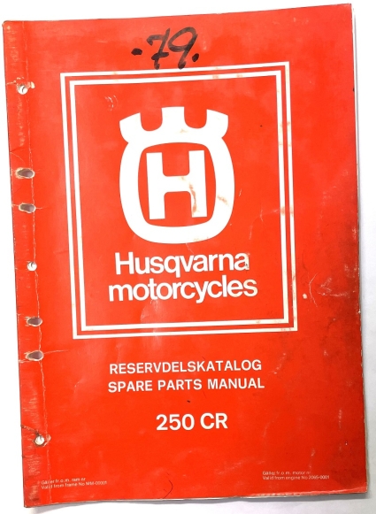 Husqvarna Spare Parts 250CR 1979  1012073-96