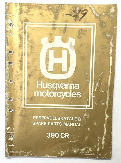 Husqvarna Spare Parts 390CR 1979  1012074-96
