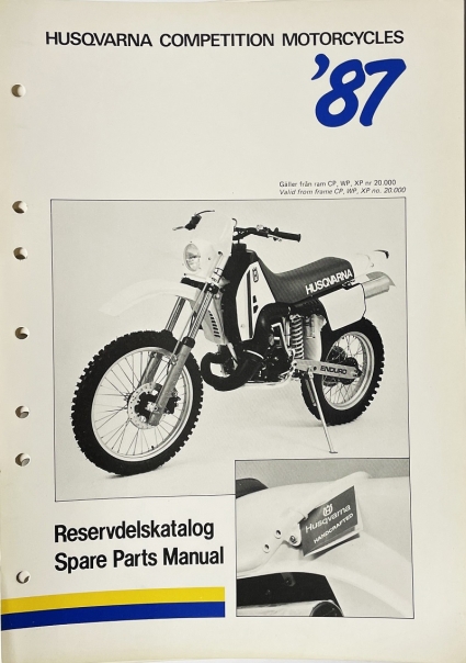 Husqvarna Spare Parts Manual 1987 1517976-01
