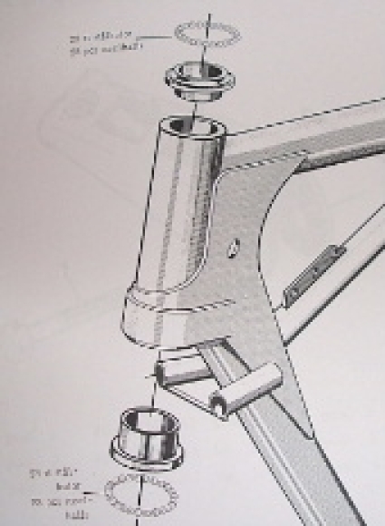 Husqvarna Styrlagerkulor 3/16 1966-76. 2940405-01