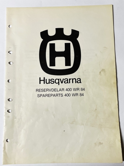 Husqvarna Spare Parts Manual 400WR 1984 1517499-01