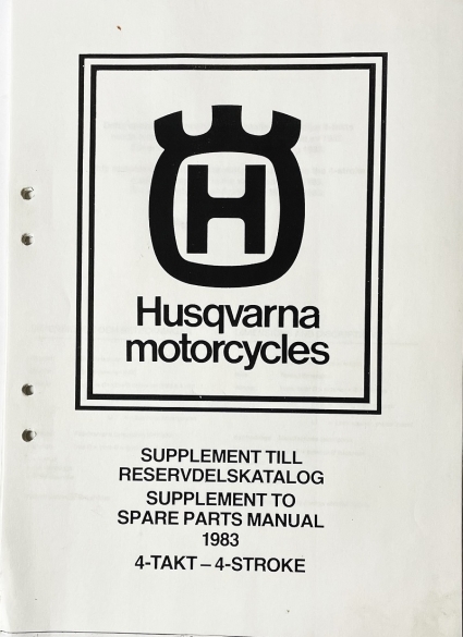 Husqvarna Spare Parts Manual 4-Stroke 1983