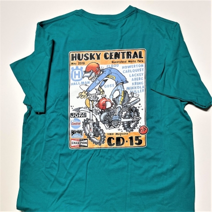 Husqvarna T-shirt Husky Central. Green. Stl.L USA 