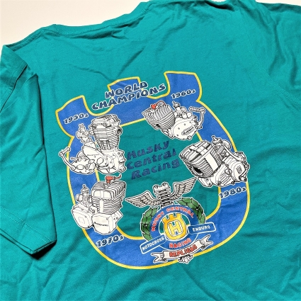 Husqvarna T-shirt Husky Central. Green. Stl.L USA HVA Motorer