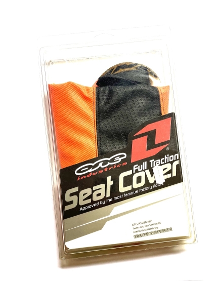 KTM 85cc 2003-04 Sadelöverdrag Svart/Orange. FX06-KTM85