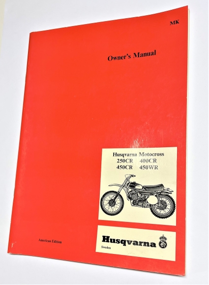 Owners Manual 250-400-450 CR/ WR 1973-74 MK   1018011-26