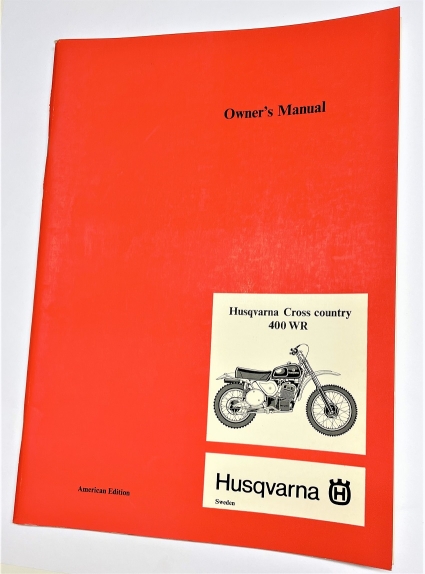 Owners Manual  400 WR 1974 MK   1018021-26