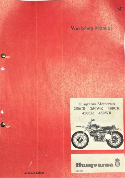 Workshop Manual 250-450 CR WR 1972-73  MJ  1017072-26