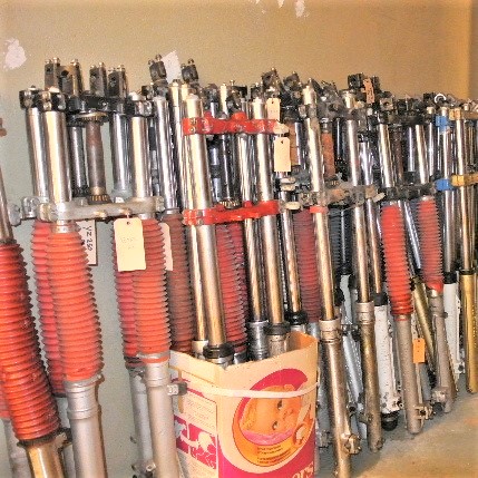 Framgaffel / Fjädring